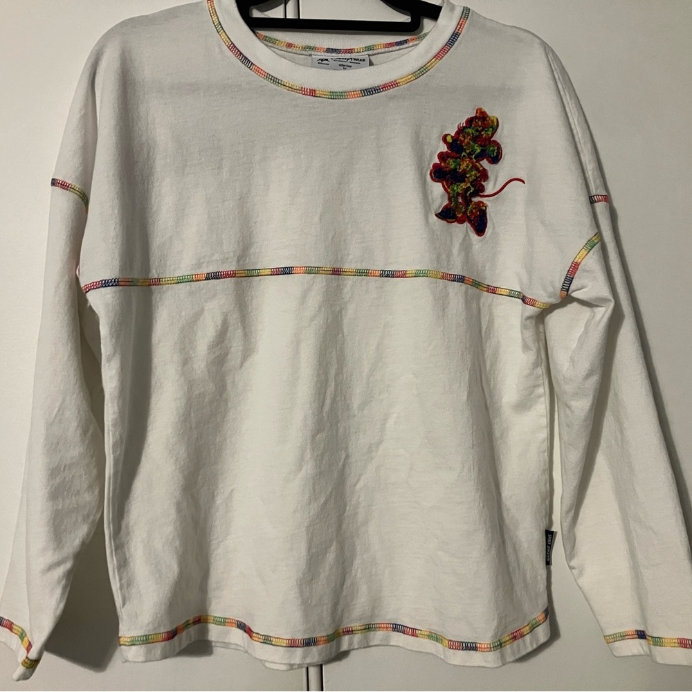 Disney Spirit Jersey Minnie rainbow yarn, XL youth